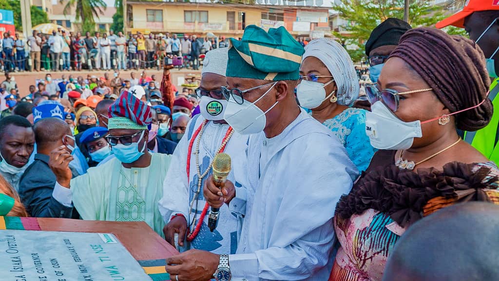 Oyetola flags off Olaiya flyover, says project targeted at securing Osun future population explosion, meet traffic needs