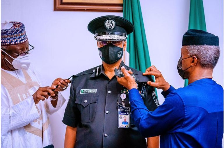 BREAKING: Osinbajo Decorates New IGP