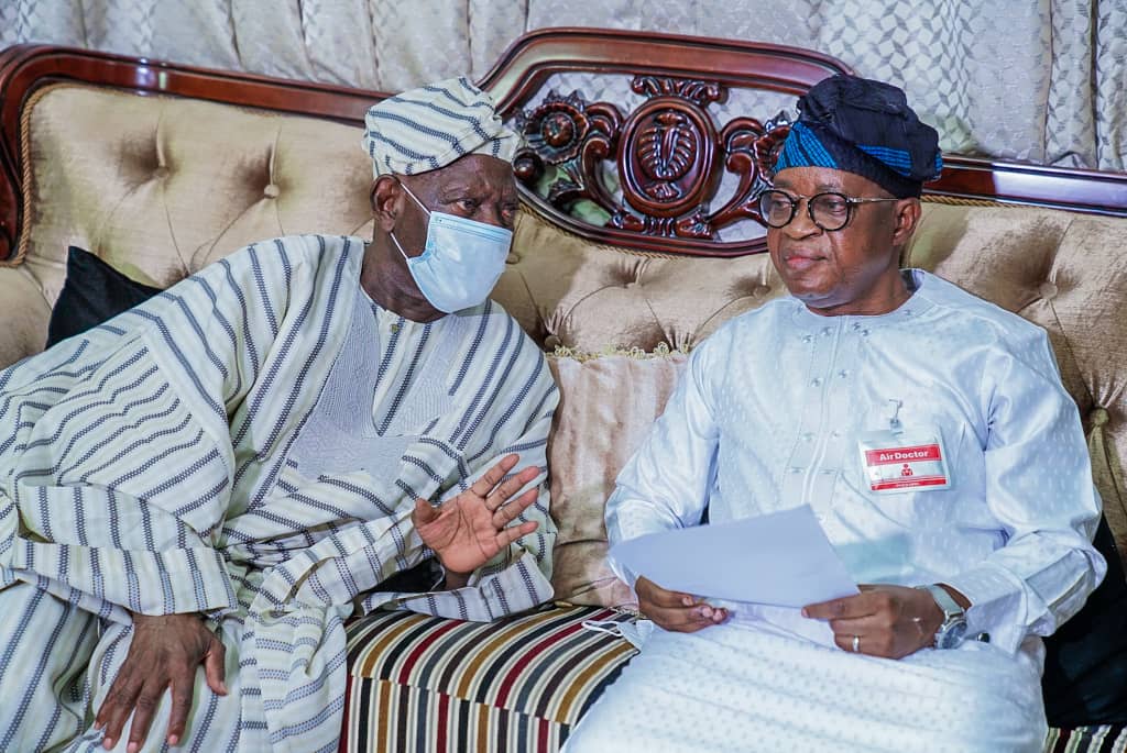 You are an exemplary statesman, compendium of wisdom,’ Oyetola extols Baba Akande at 83