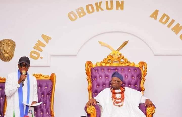 Osun 2022: We don’t have any other candidate in Ijesaland, Owa Obokun assures Gov. Oyetola