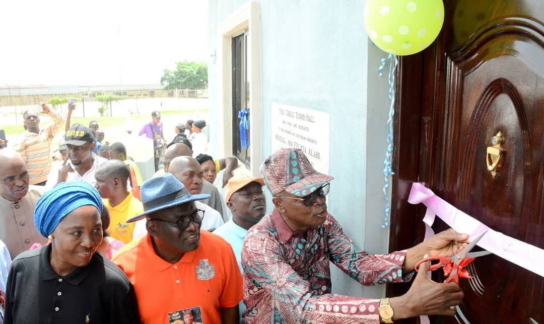 Osun Sports Development: Oyetola Oyetola Inaugurates Ultra Modern Table Tennis Edifice