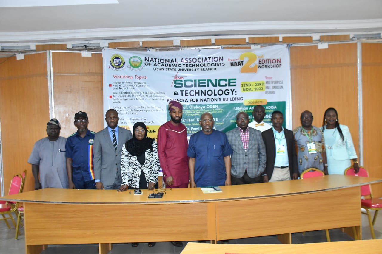 Uniosun NAAT Launches Mobile Laboratory Outreach