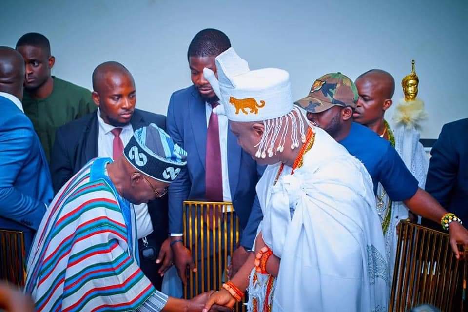 Ooni Ogunwusi Congratulates President-elect, Tinubu, Describes Him As Man of Destiny