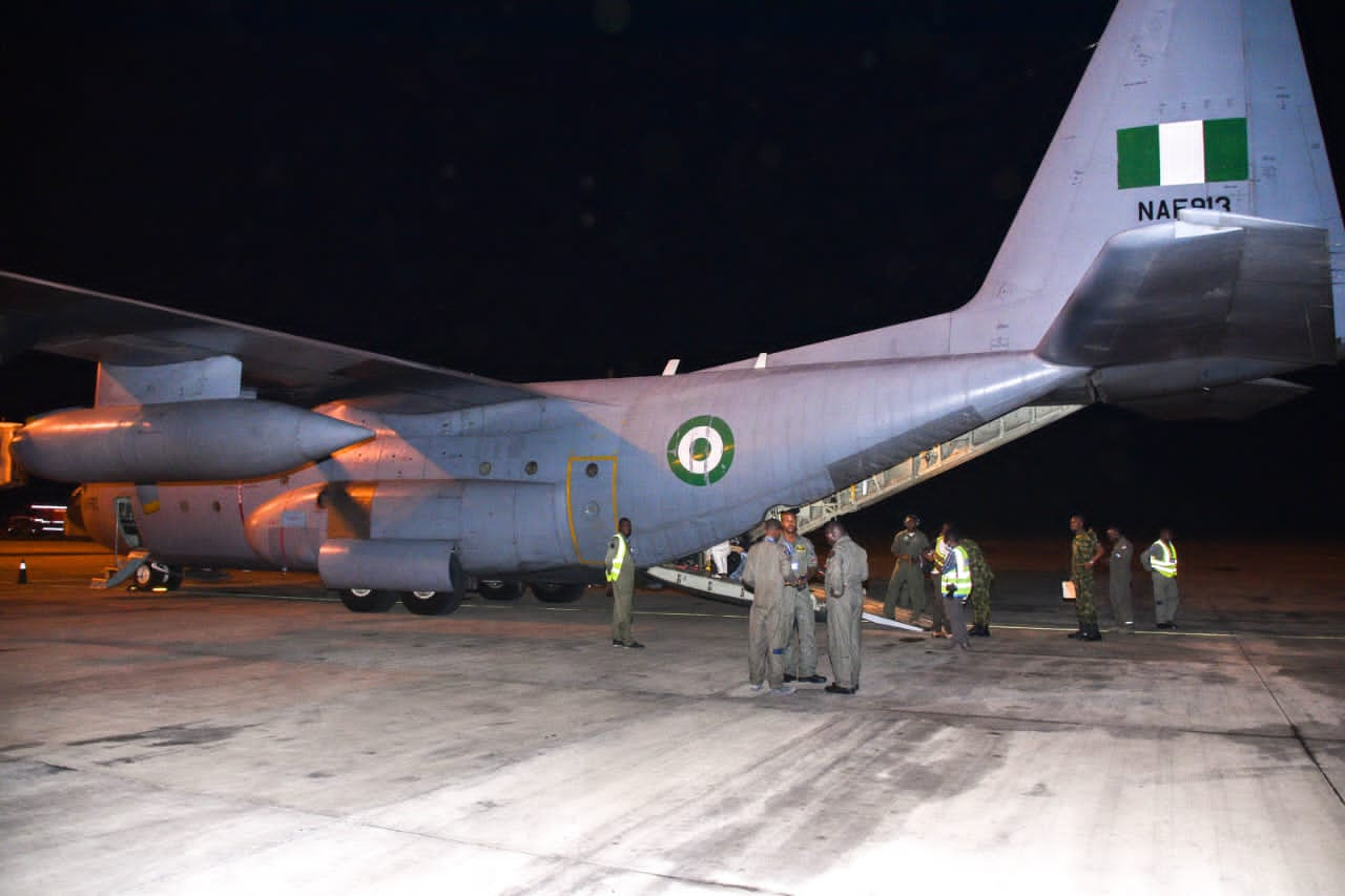 NAF Evacuates 94 Nigerians From Sudan