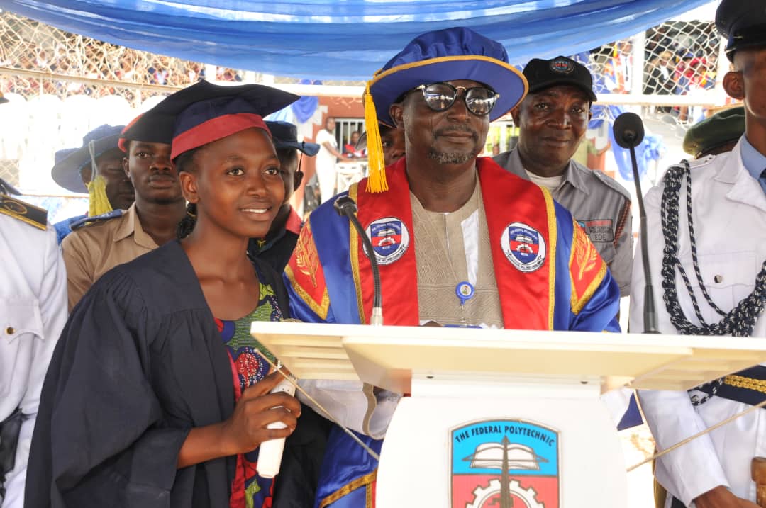 Ede Poly Matriculates 8,982 Students, As Rector Gifts Overall Best Graduating Student 250k Reward